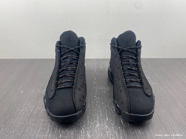 Rep Husky Air Black Retro Jordan Cat 13 414571-011 0820